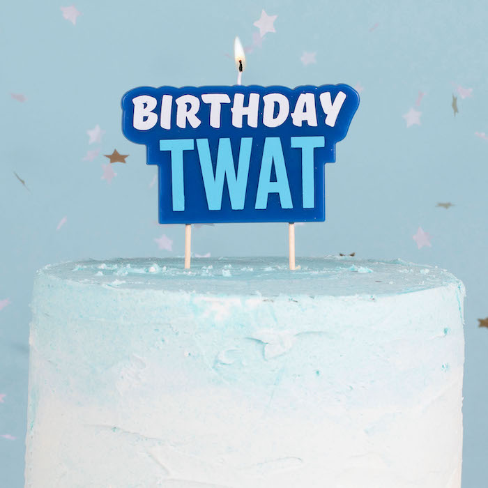 Fødselsdagslys - Birthday Twat til sjov fødselsdag!