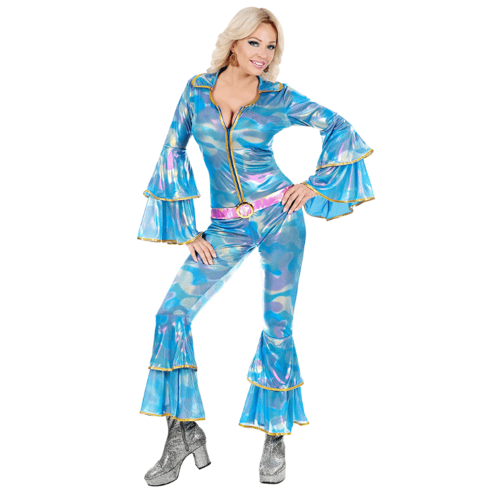 Blå Disko Kostume til Kvinder - Festlighed til Black Friday!