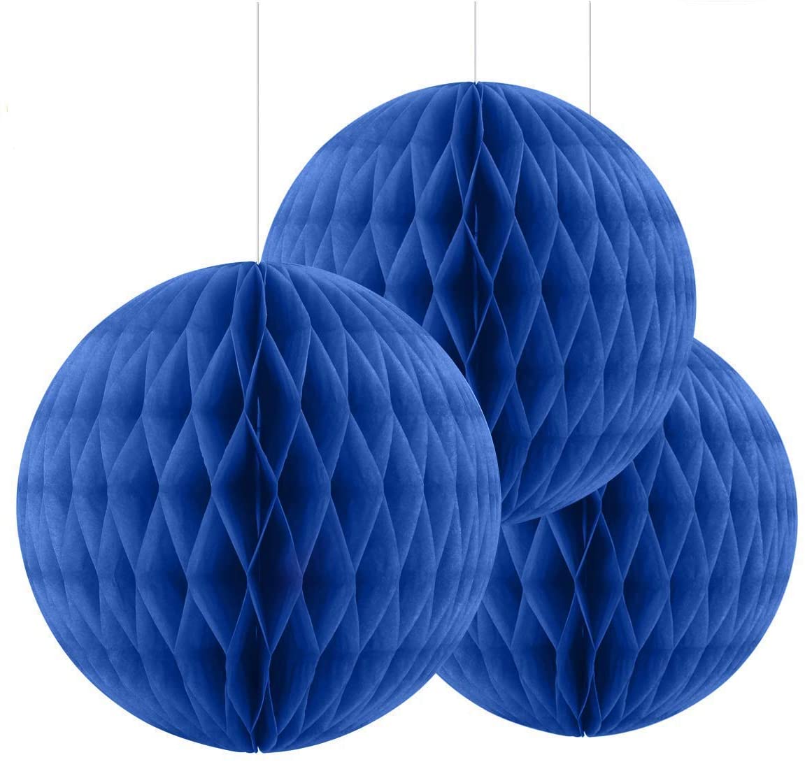 Blå Honeycomb Dekoration - Gør din fest uforglemmelig!