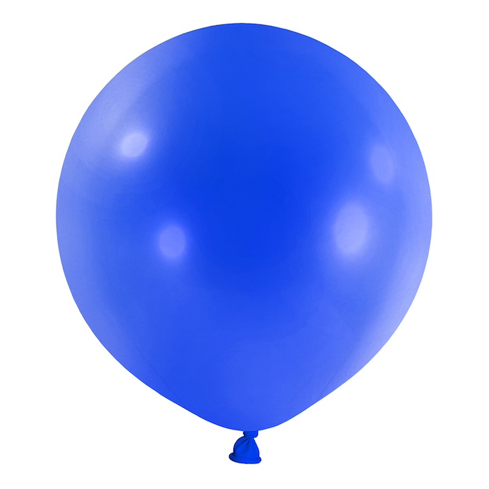 Blå Jumbo Ballon 60 cm – Ideel til festlig dekoration!