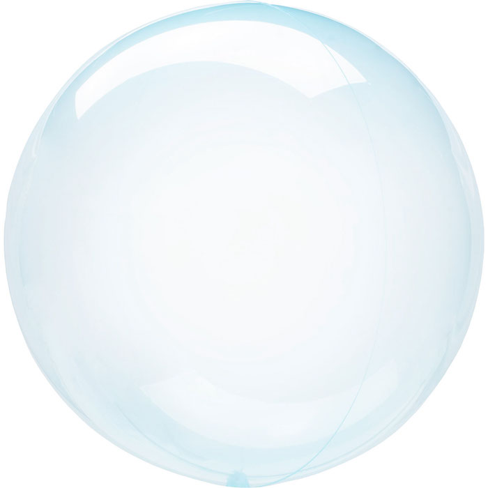 Blå Krystal Klar Folie Ballon 45-55