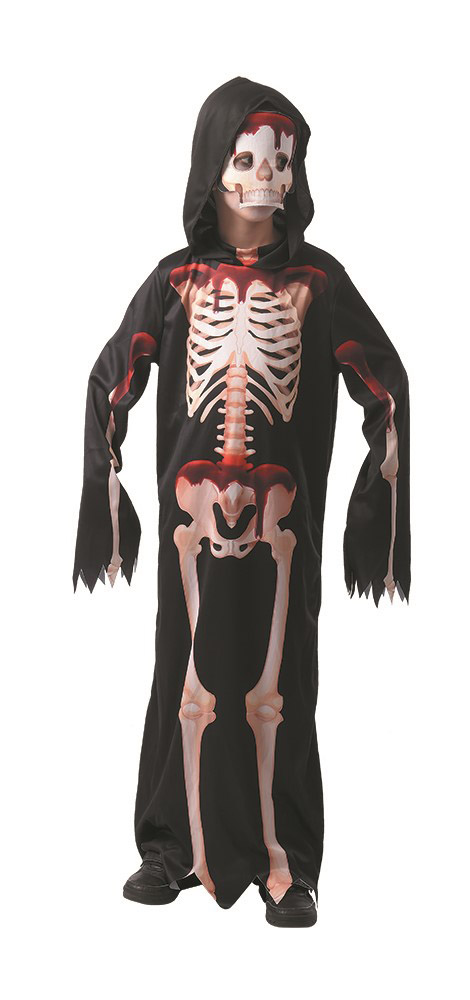 Blodigt Skelet Kostume til Børn – Halloween Tilbud!
