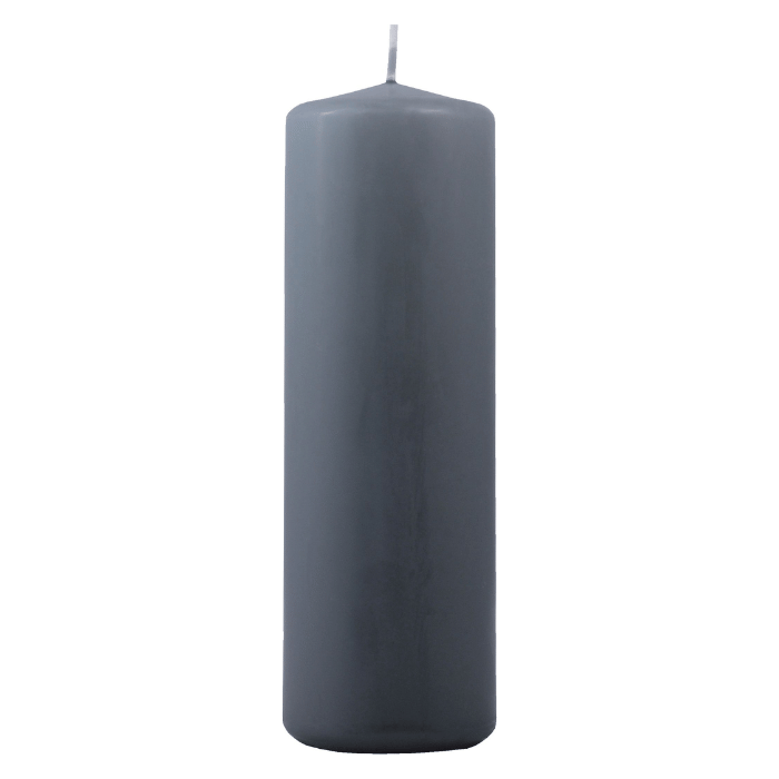 Antik Grøn Bloklys 6x18 cm – Elegant Dekoration til Fester