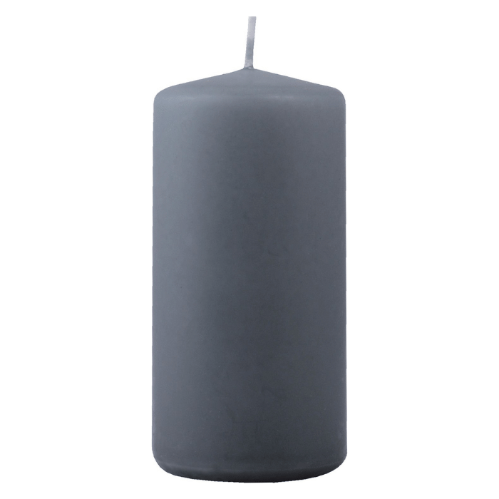 Antik Grøn Bloklys - 6x12 cm til Festlige Anledninger
