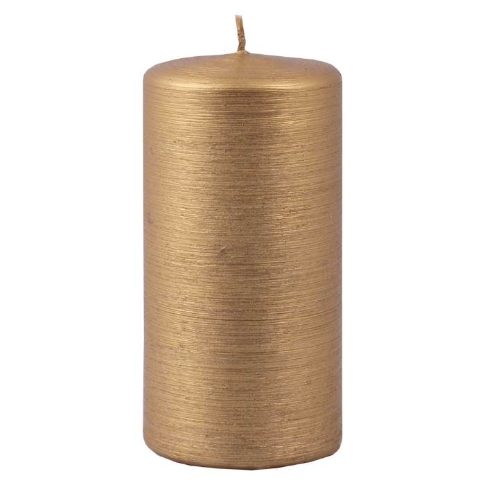 Guld Bloklys 6x12 cm - Fantastisk tilbud!