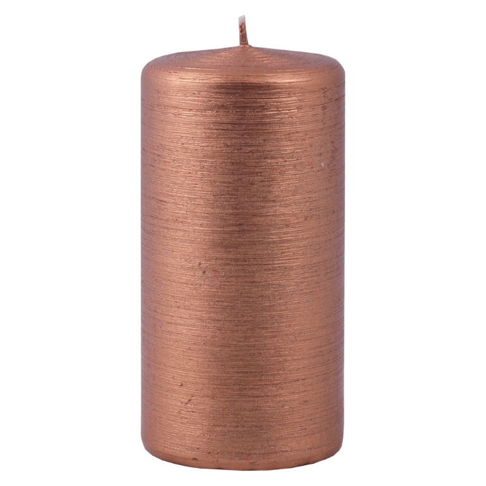 Kobber Bloklys 6x12 cm – Fantastisk Tilbud!