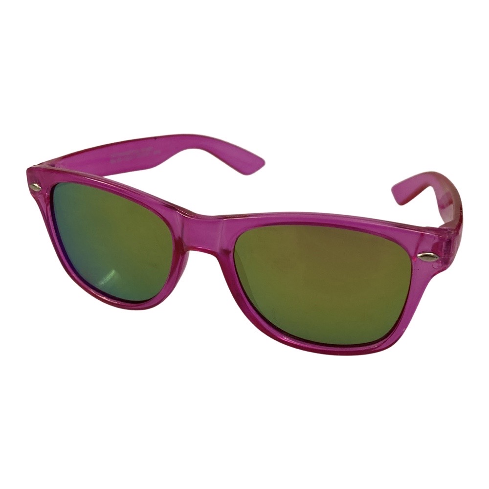 Pink Wayfarer Børnesolbriller med Spejlrefleks – Fantastisk Tilbud!