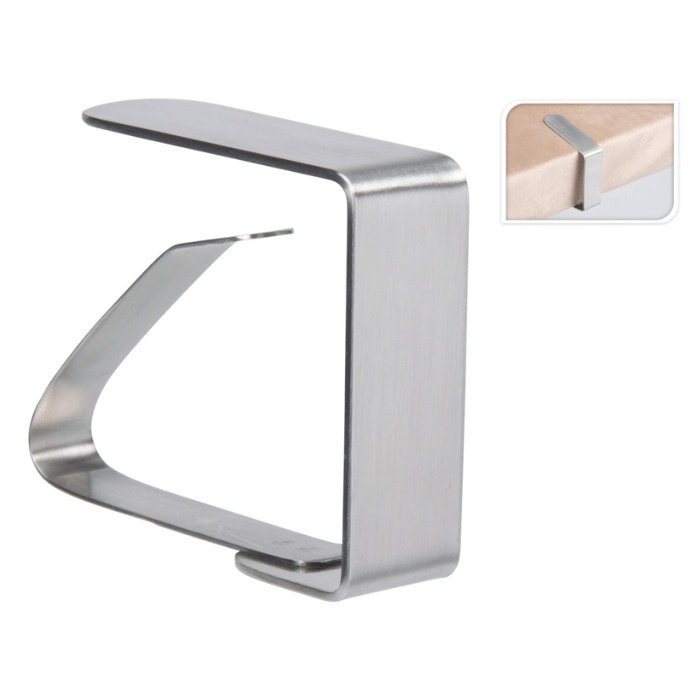 Bordklemmer i Rustfrit Stål - Tilbud på PartyVikings.dk