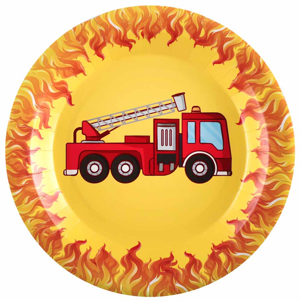 Brandmand Paptallerkner - 10 Stk til Festlige Begivenheder!