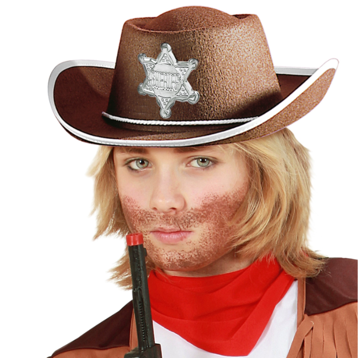 Brun Cowboyhat til Børn - Fantastisk Tilbud!