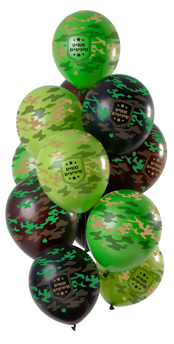 Camouflage Balloner  Quot   Day Quot  12x 33