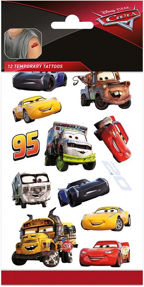 Cars Tatoveringer – 12 Stk til Festlige Fødselsdage!