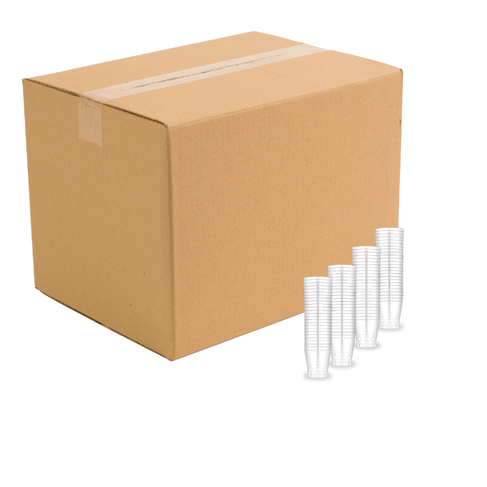 Klar Genanvendelige Plastik Shotglas - 800 stk. Tilbud!