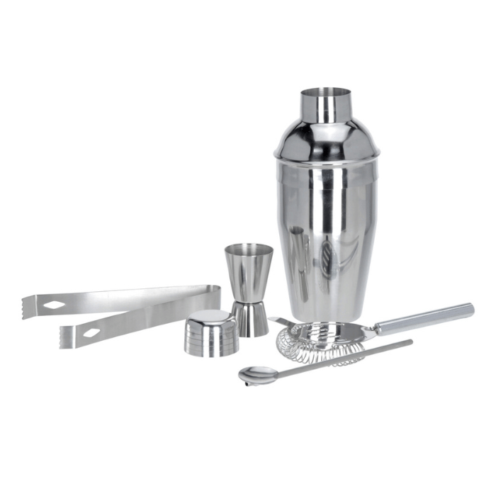 Cocktail Shaker Sæt i Rustfrit Stål - Fantastisk Tilbud!