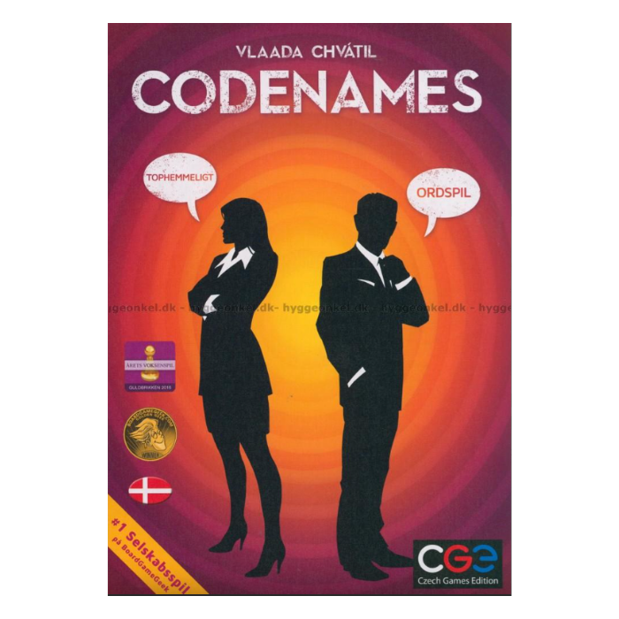 Codenames Spil - Dansk til Festlige Anledninger
