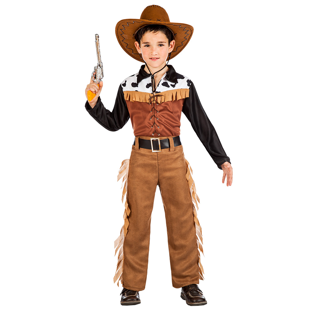 Cowboy Børnekostume Austin-størrelse  -