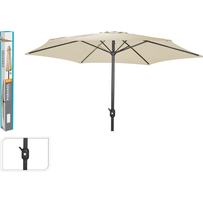 Creme Parasol 300x300x248
