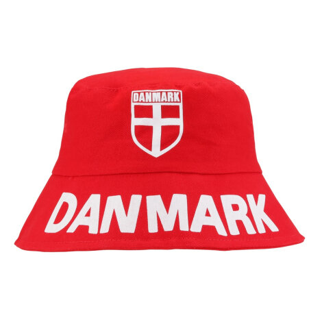 Danmark Bøllehat i Rød og Hvid - Tema til Fest