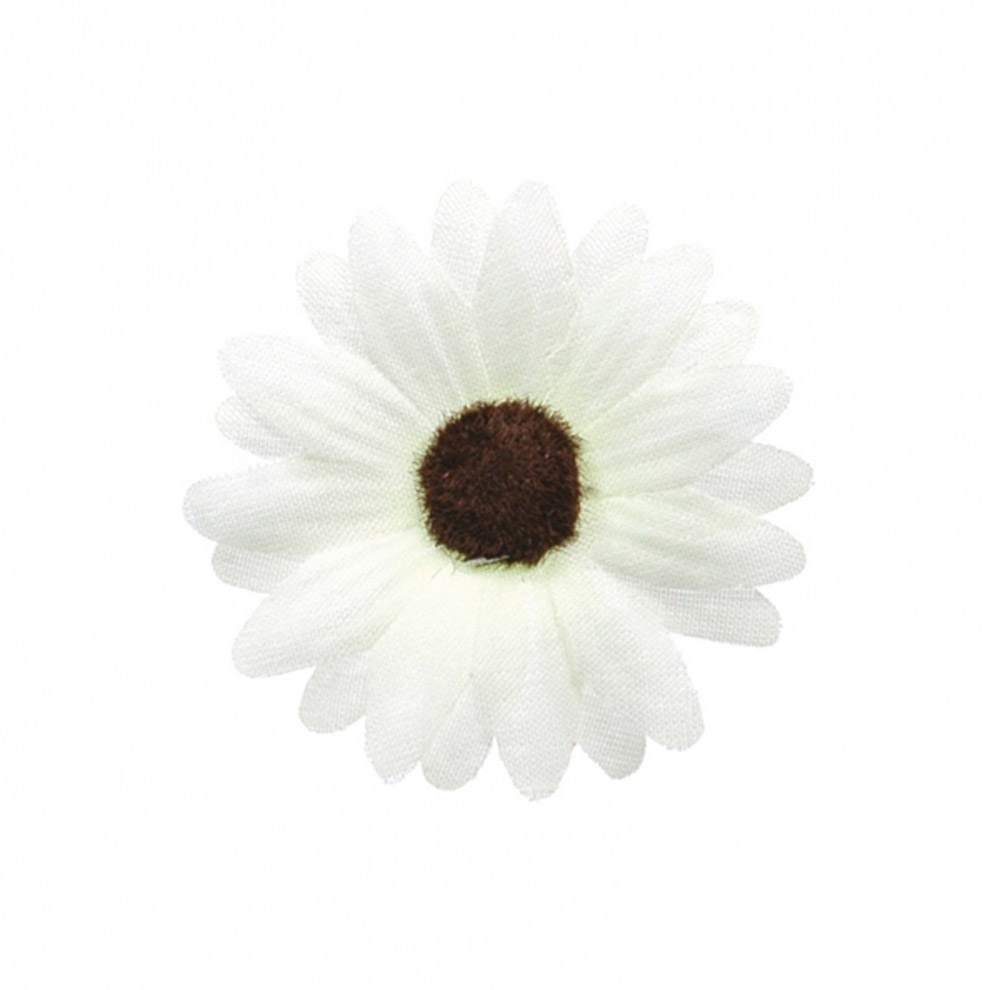 Elegant Hvide Deko Blomster - 24 Stk til Festpynt