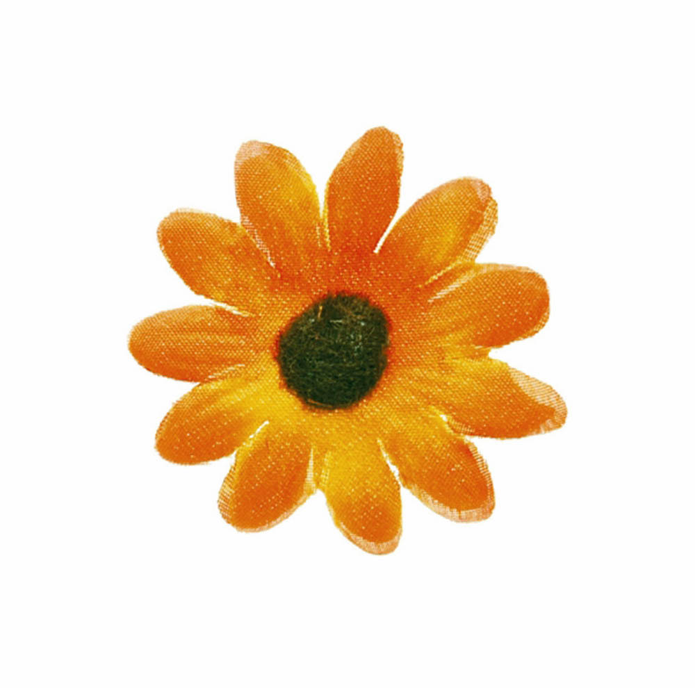 Festlige Orange Dekorationsblomster – 24 Stk til Bordpynt