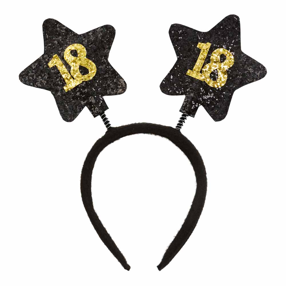 Elegant diadem med stjerner til 18-års fødselsdag