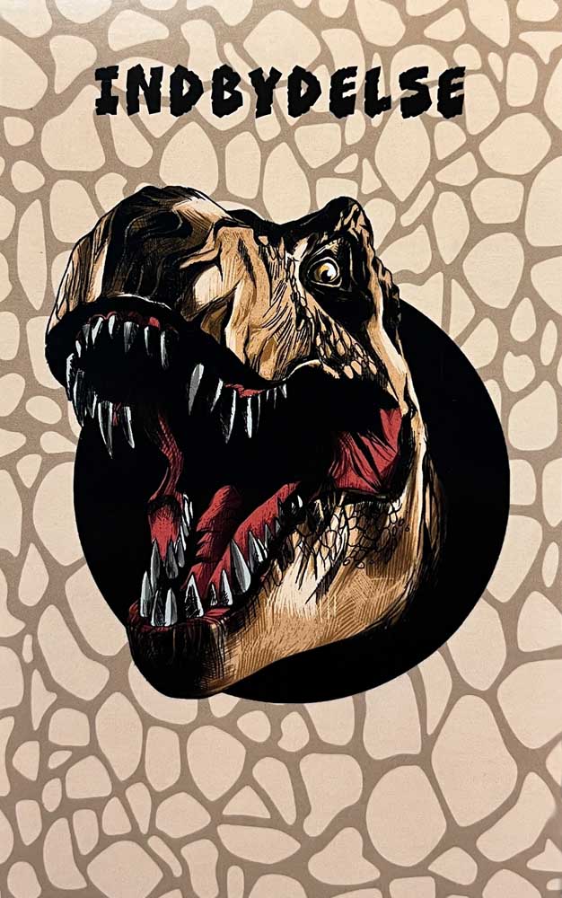 Dinosaur Fødselsdagsindbydelser – 5 Stk. til Din Fest