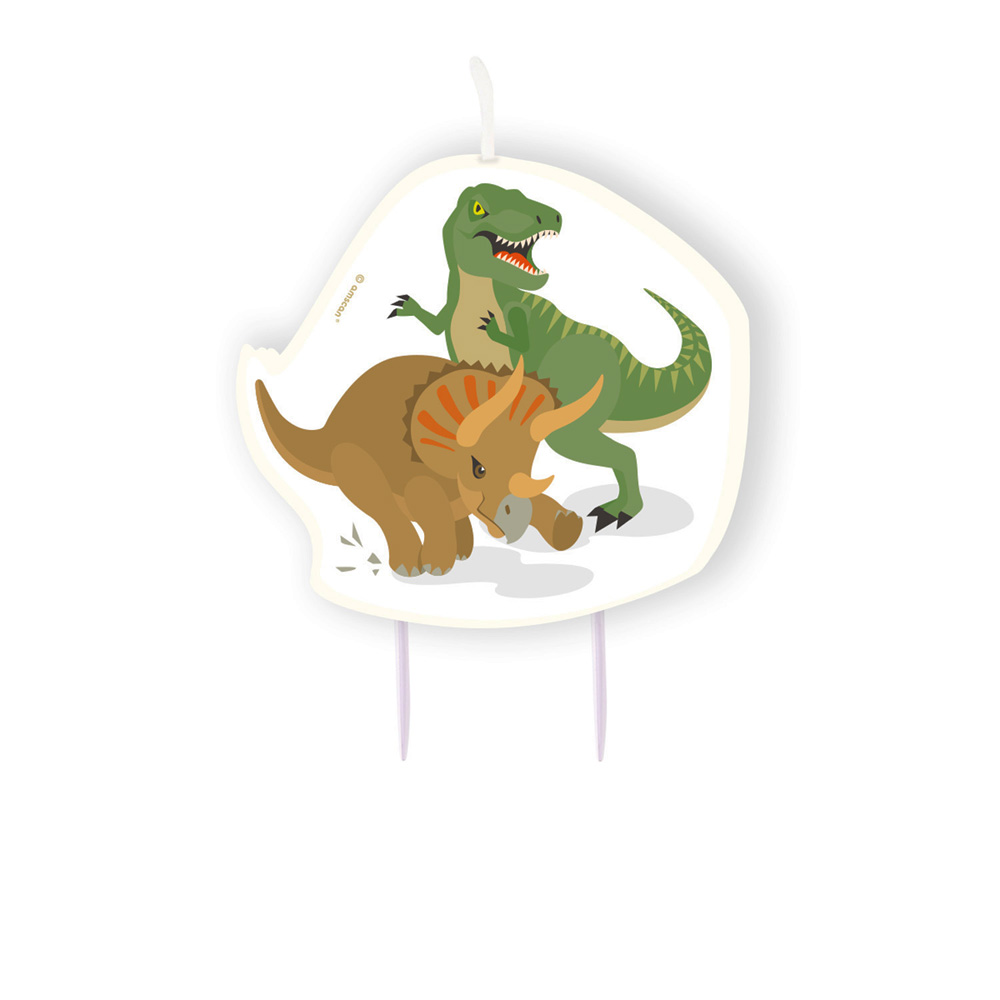 Dinosaur Fødselsdagskagelys – Festligt Tilbehør til Børnefest!