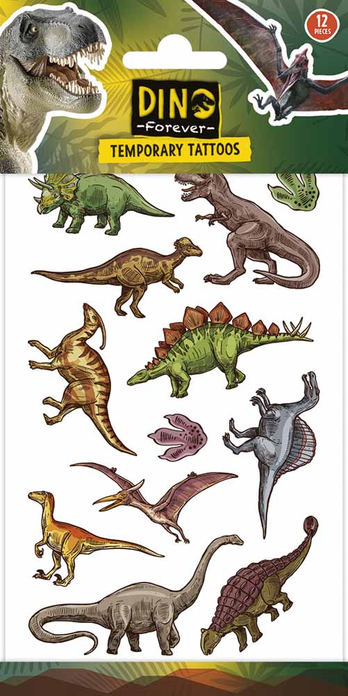 Dinosaur Tatoveringer – 12 Stk til Festlige Anledninger!