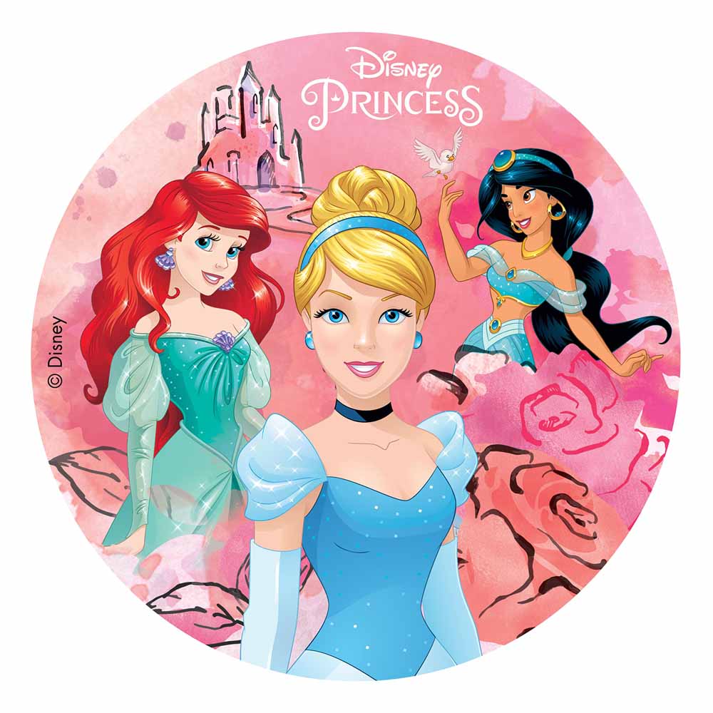 Disney Prinsesser Kageprint – Sukkerfri Festpynt til Kager