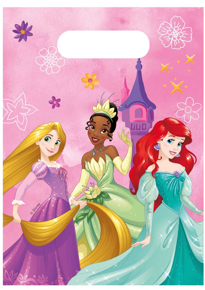 Disney Prinsesse Slikposer – 6 stk til Fødselsdagsparty