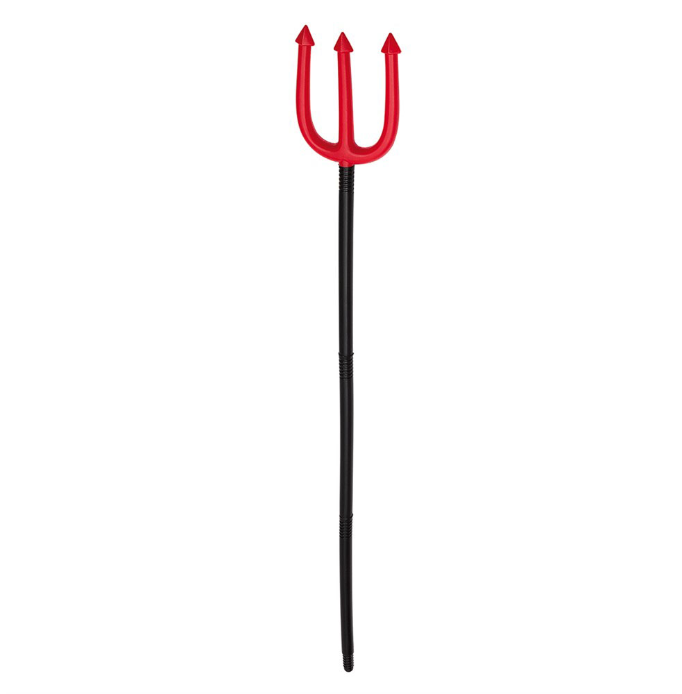 Skræmmende Djævle Trefork til Halloween og Fastelavn 110 cm