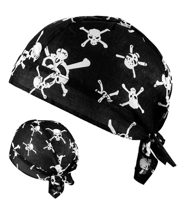 Dødningehoved Bandana i Sort – Fantastisk Tilbud!