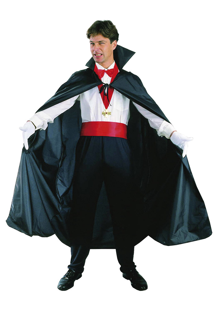 Imponerende Dracula Kappe til Halloween Festen