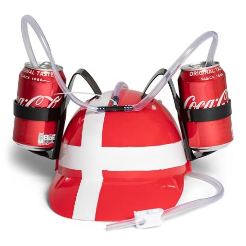 Drikkehjelm med Dannebrog – Uundgåeligt Festtilbehør!