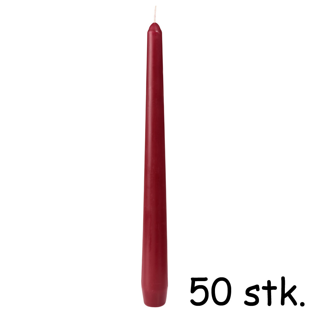 Duni Bordeaux Antiklys – 50 Stk til Festlige Anledninger