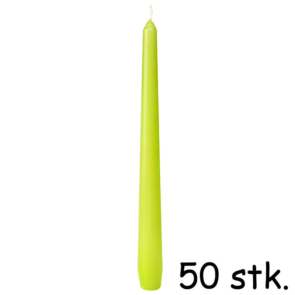 Duni Antiklys Kiwi - 50 Stk til Festlige Anledninger