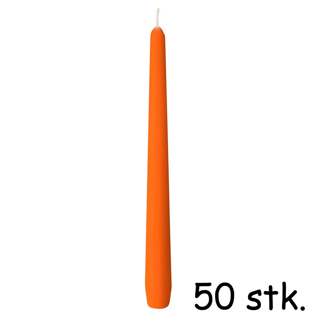 Duni Orange Antiklys – 50 Stk til Festlige Anledninger