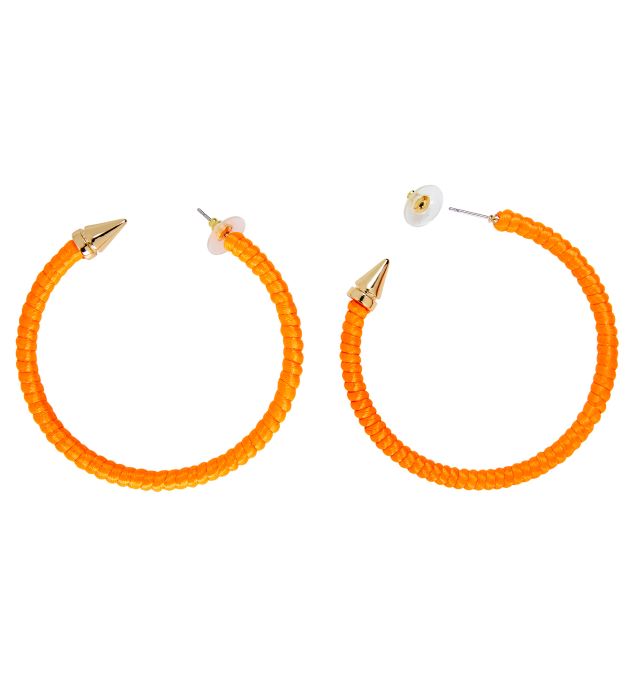80 Orange Hoops Øreringe – Fantastisk Tilbud!