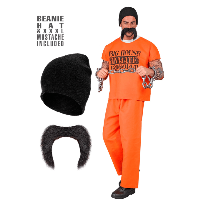 Orange Fængselsdragt Kostume - Sjovt til Festlige Anledninger!