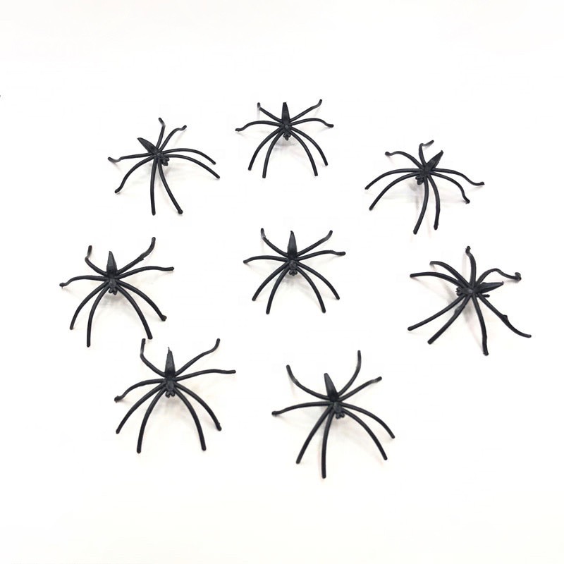 Falske Edderkopper til Halloween - 40 stk. Spændende!