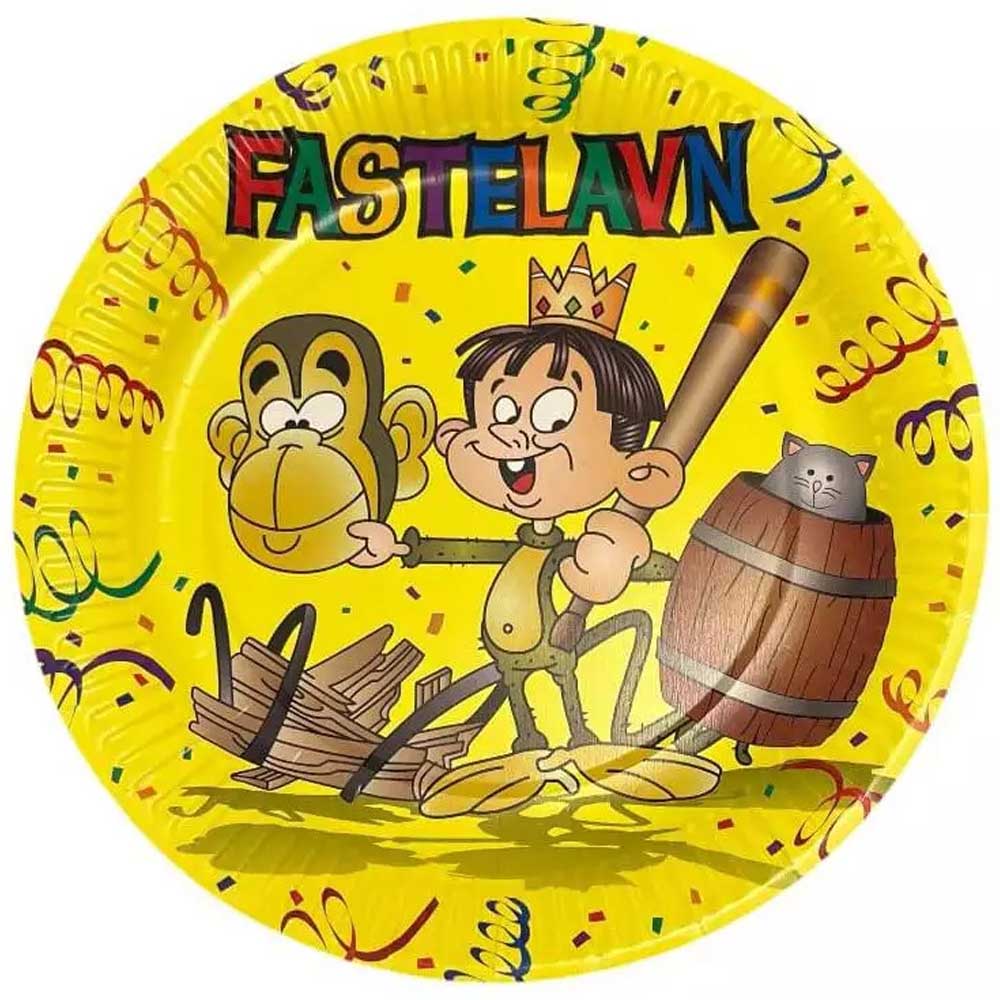 Fastelavn Paptallerkner   Stk