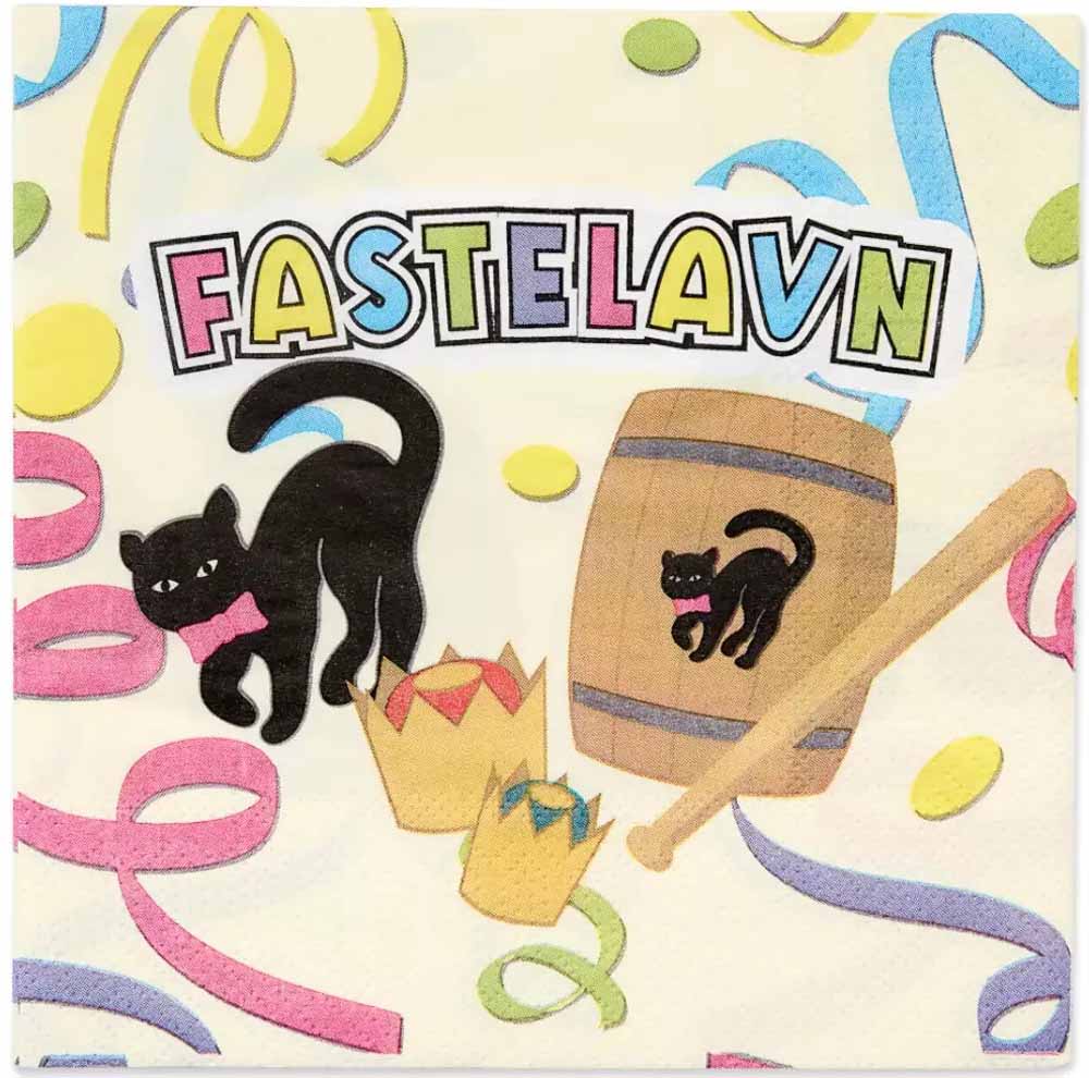 Fastelavn Servietter 16 Stk