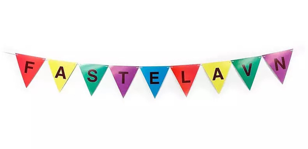 Fastelavn Vimpelbanner 2m