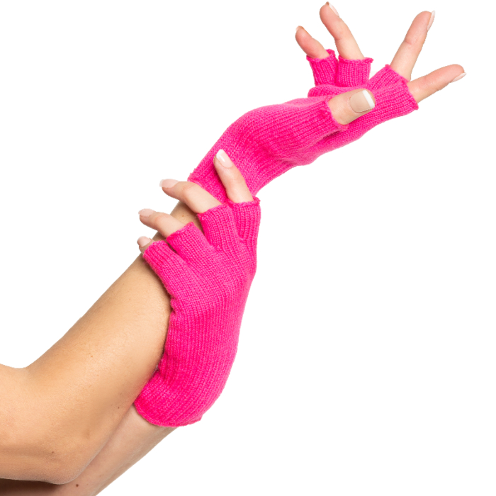Fingerløse Handsker til Kvinder i Neon Pink - Fantastisk Stil!