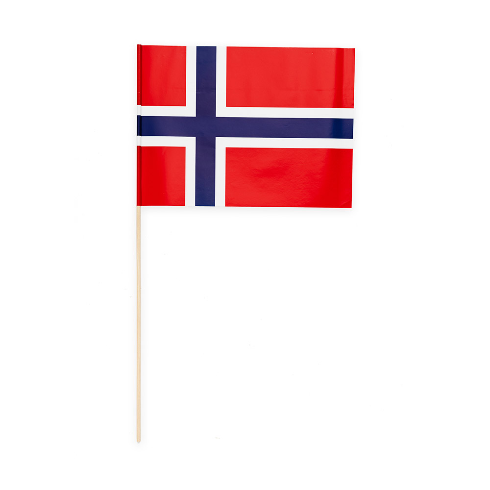 Norske papirflag til fest – 10 stk til din fejring!