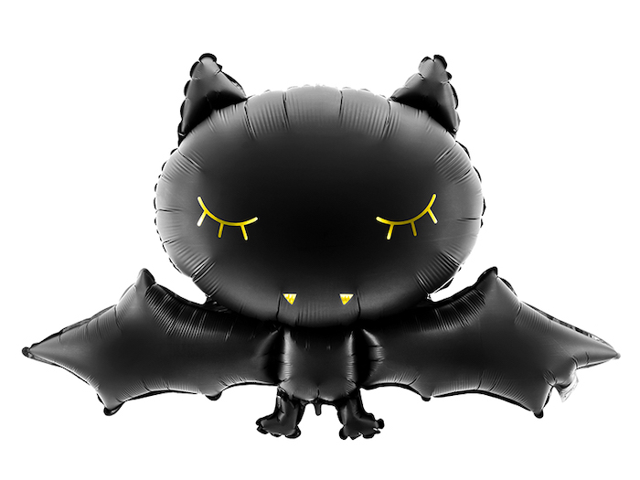 Flagermus Folieballon 80 cm - Perfekt til Halloween!