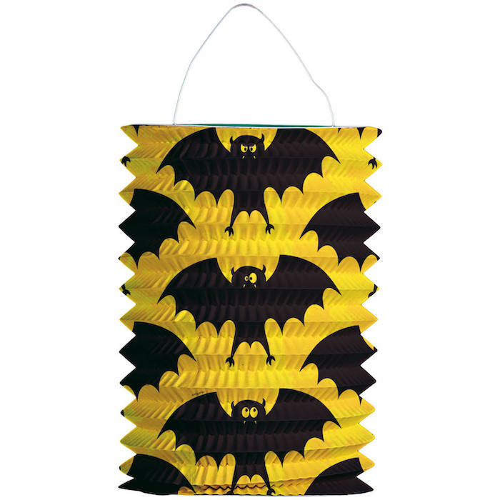 Flagermus Lanterne 16 cm til Halloween Fest – Uhyggelig Dekor!