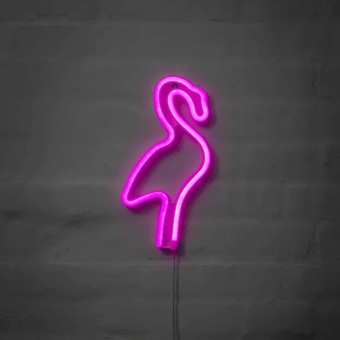 Flamingo Neon Led Skilt 29x14