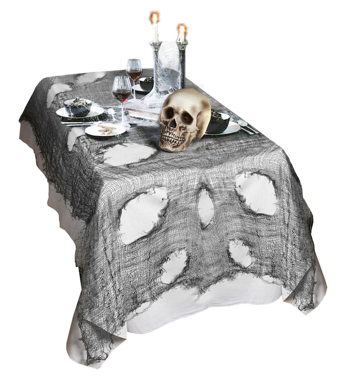 Flosset Sort Halloween Dug - Perfekt til Festen!