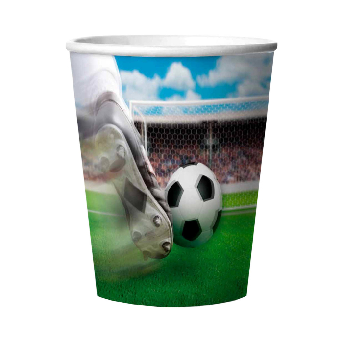 Fodbold Papkrus 3D - 4 stk. til festlige fødselsdage!